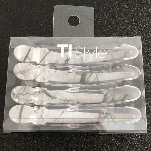 Marble Style Crocodile Non-Slip Hair Clips - Picture 4 of 4